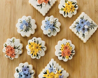 Flower sugar cookies