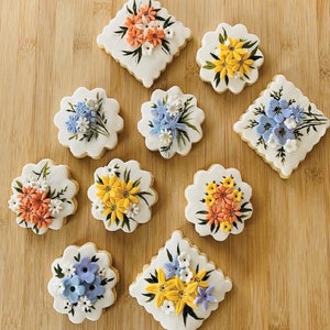 Flower sugar cookies