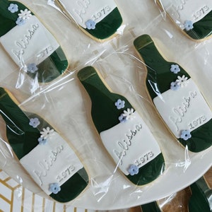 Wine Bottle Cookies