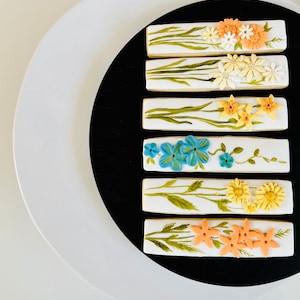 Flowers Sugar Cookie/ Party Cookies/ Mother&#39;s Day Gift