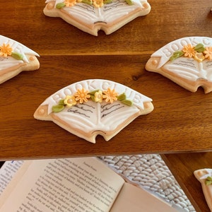 Book Cover Cookies/ Book Club/ Sugar Cookies/Book Launch Gift/Book Launch Party