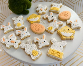 Biscuits de Pâques/Biscuits de Pâques décorés/Biscuits de Pâques pour enfants/Biscuits aux œufs de Pâques