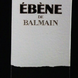 Balmain Ebene Vintage 1.7oz (50mL) Splash - Brand New, Sealed