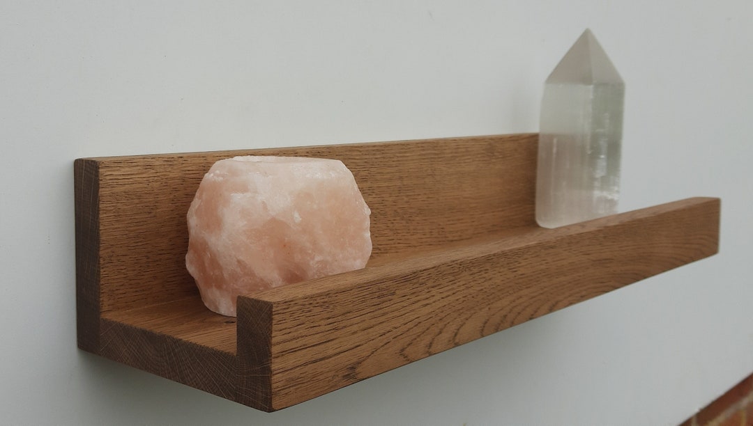 Dark Oak Floating Shelf Rustic Picture Shelf Handmade Etsy UK
