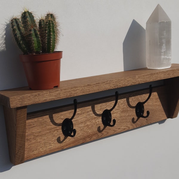 Coat Hooks With Shelf Etsy UK