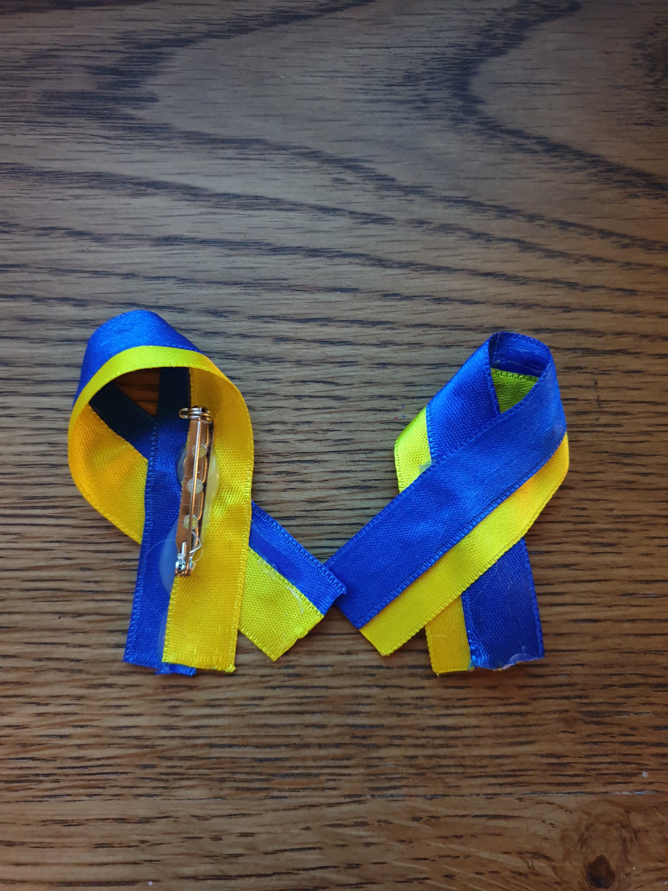 Ukraine Ribbon Support Support Ukraine Ribbon Pin Badge - Etsy