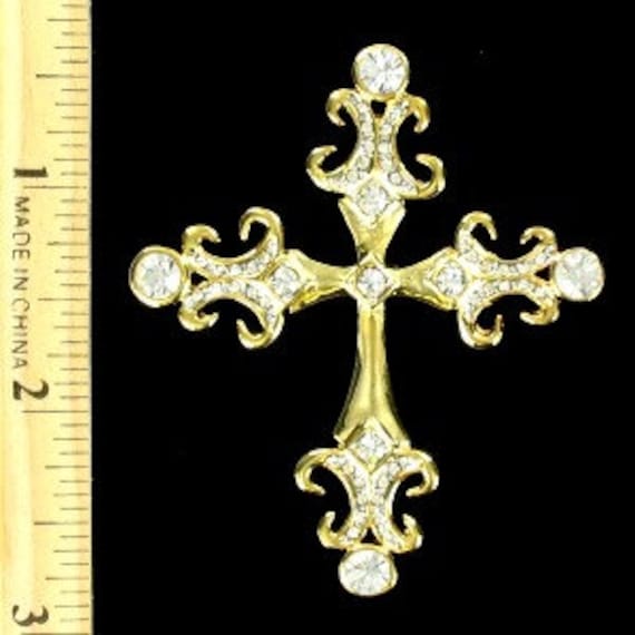 Vintage Large Christian Catholic Orthodox Cross Crucifix