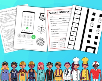 Jobs in Your Community Unit Study | Preschool | Our Neighborhood | Homeschool Curriculum
