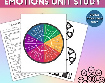 Emotions Unit Study | Preschool | Emotional Intelligence | Homeschool Curriculum