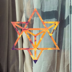 Holographic Merkaba Sticker