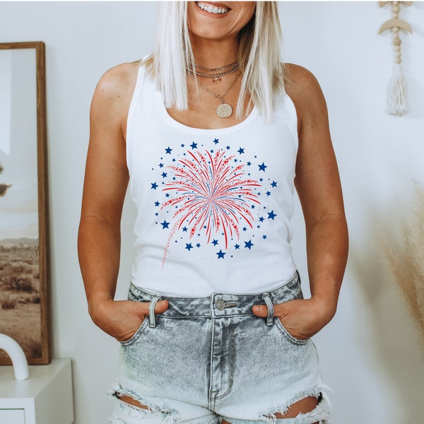 fourth of july tank top 8 10 in size kids girl