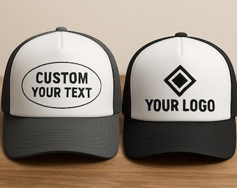 Event Trucker Hat, Custom Logo, Foam Front (Adjustable Snapback)