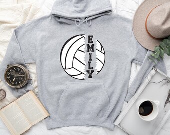 Custom Volleyball Hoodie, Volleyball Hoodie For Player, Volleyball Team Hoodie, Personalized Volleyball Sweatshirt, Volleyball Hoodie