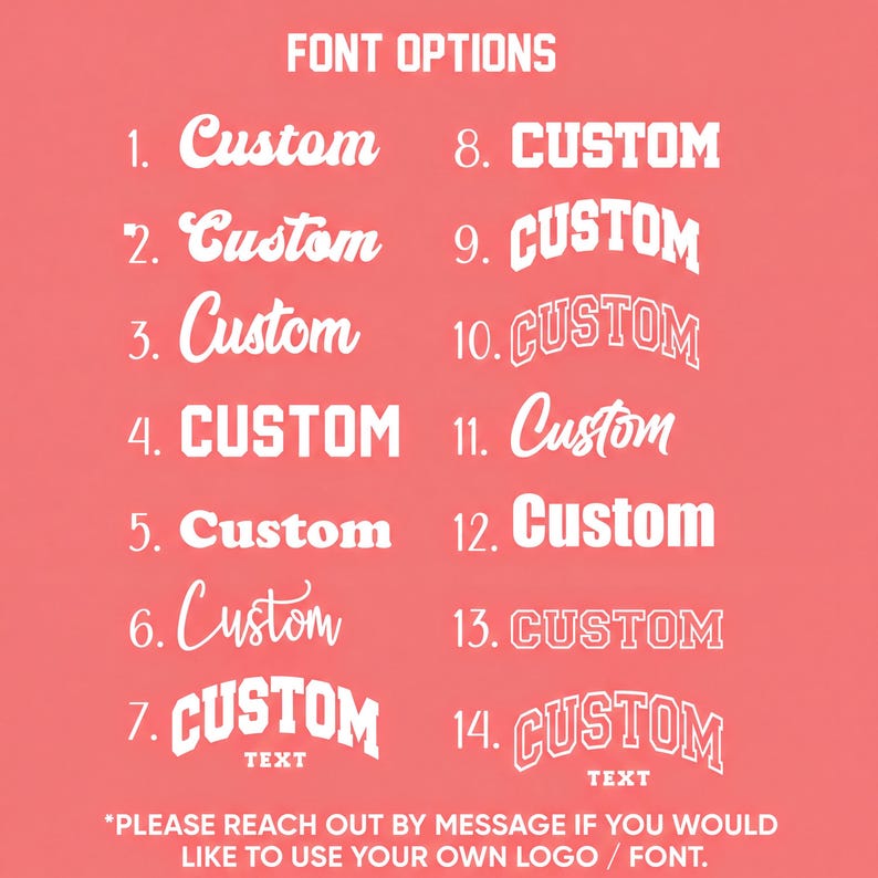Font options