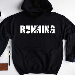 Running Hoodie, Workout Sweatshirt, Running Gift, Marathon Hoodie, Runner Hoodie, Gift For Runner, Runner Sweatshirt image 3