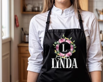 Custom Cooking Apron: Personalized Text or Logo - Adjustable Fit