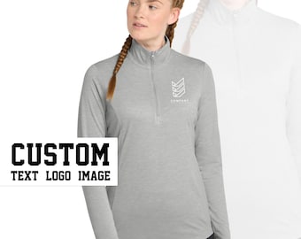 Custom Moisture-Wicking Quarter Zip - Lightweight Athletic Pullover, Personalized Sportswear, Quick-Dry Fit