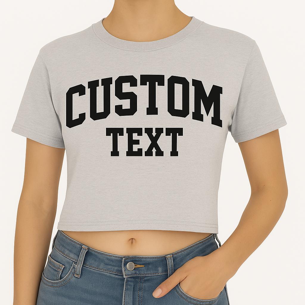 crop top custom design