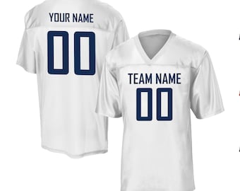 Custom Football Jersey: Personalized Name and Number