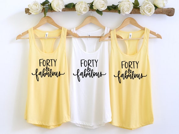 Womens Mandy's 40th Tank Top Womens Mandy's 40th Tank Top