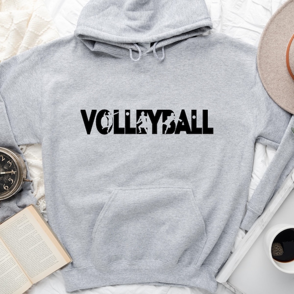 Volleyball Hoodie Etsy