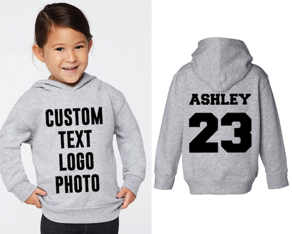 Graphic Impact Personalised Hoodie – Custom Text, Any Colour & Size, Unisex For Adults & Kids