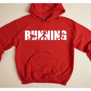 Running Hoodie, Workout Sweatshirt, Running Gift, Marathon Hoodie, Runner Hoodie, Gift For Runner, Runner Sweatshirt image 5