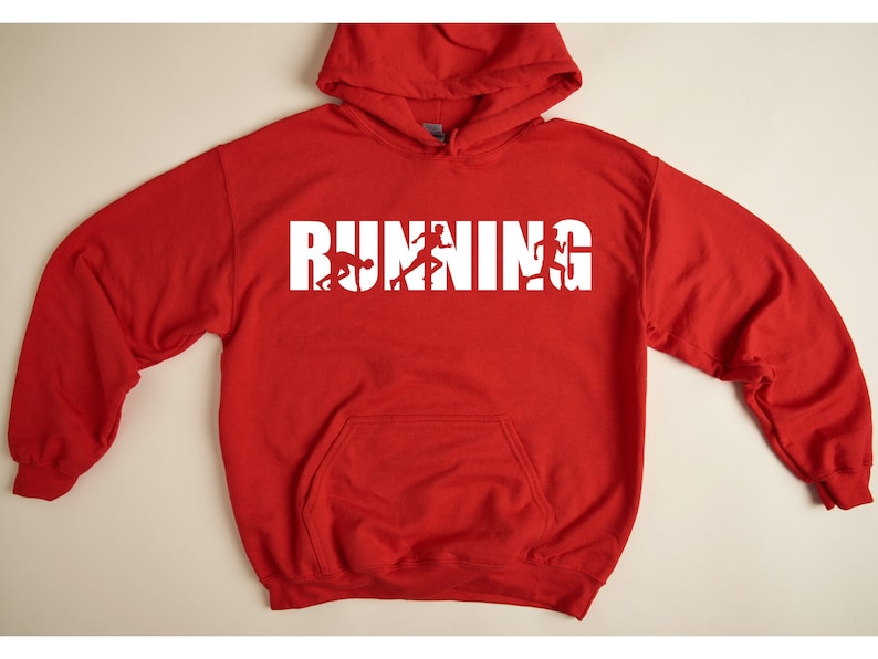 Running Hoodie, Workout Sweatshirt, Running Gift, Marathon Hoodie, Runner Hoodie, Gift For Runner, Runner Sweatshirt image 5