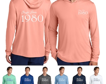 Custom Performance Hoodie with Text & Logo – Lightweight Dry Fit Hoodie for Events, Athleisure, Staff or Gym Wear