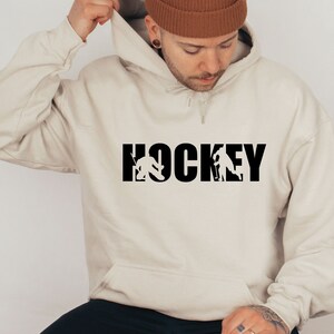 Hockey Hoodie, Ice Hockey Hoodie Sweatshirt, Hockey Player Hoodie, Hockey Gifts, Hockey Coach Hoodie, Love Hockey Hoodie, hockey lover gift image 2