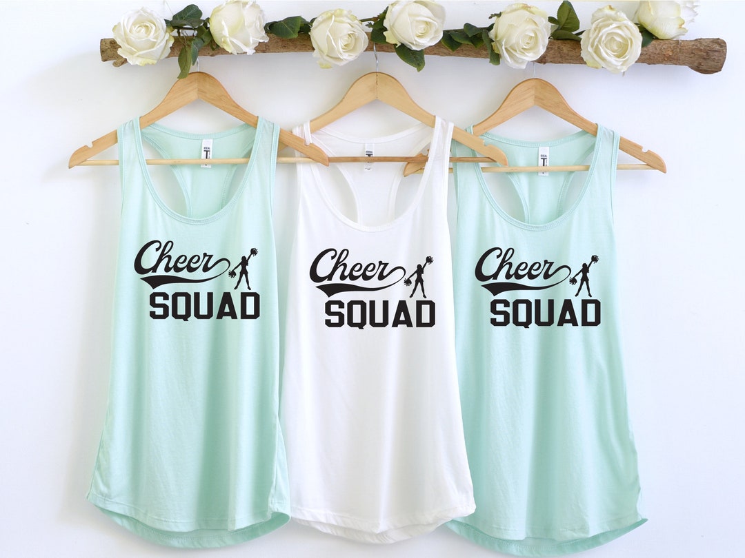 Cheer Squad Tank Top Cheerleading Tank Tops Women's Etsy