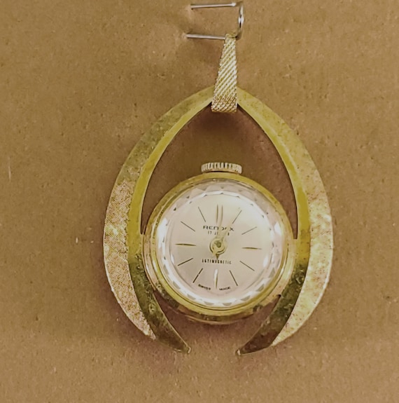 Vintage Rendex 17 jewel pendant watch - image 1