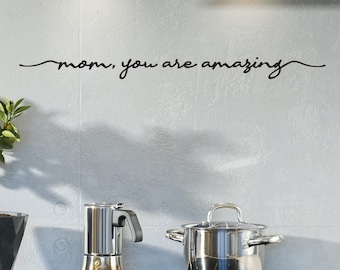 Mom You Are Notable Wall Decal, Mother's Day Gift