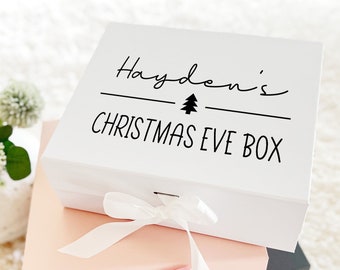 Personalized Christmas Eve Box, Premium Magnetic Closure