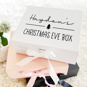 Christmas Eve Box/ Personalized Christmas Gift/ Xmas Eve Custom Box/ Premium Magnetic gift box/ made in USA