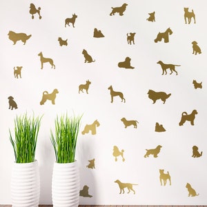 Dog wall decal/ doggie Decal / Pattern Wall Decal/ Kids Room Decal/ Nursery decal/ Home Decor/ made in USA/ gift