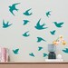 Birds Wall Decal / Flying Birds Wall Decal Birds Wall - Etsy
