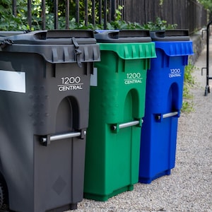 Custom Street Number Decal: Mailbox, Garbage Bin, Made in USA