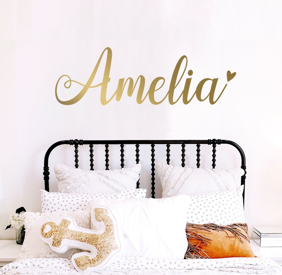 Personalized Name Wall Decal: Girls Nursery, Kids Room Decor - Etsy