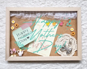 Personalized Wood Gift Box: Mother's Day Acrylic Lid Keepsake