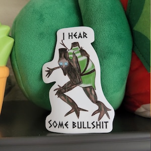 Valheim Greydwarf Sticker: Water-Resistant Vinyl, Glossy Die Cut