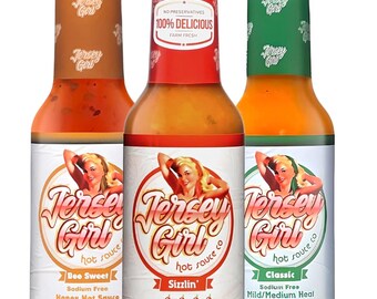 Jersey Girl Hot Sauce - Crafted in Small Batches - 100% Delicious. Sodium (Salt) Free - All Natural
