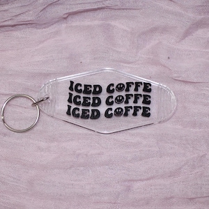 Iced Coffee Keychain