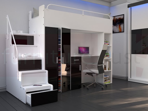 Double high sleeper with storage discount