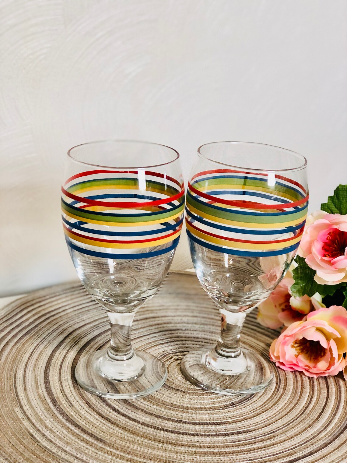 vintage fiesta drinking glasses