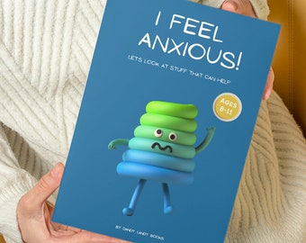 Je me sens anxieux | 8 à 11 ans | Cahier d'activités A4 conçu pour aider les enfants âgés de 8 à 11 ans à faire face à l'anxiété.
