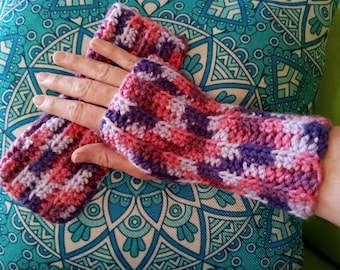 Boho Gauntlets/ Fingerless Gloves multi