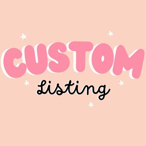 Custom Listing - PNG Files - Sublimation Files - DTF Prints