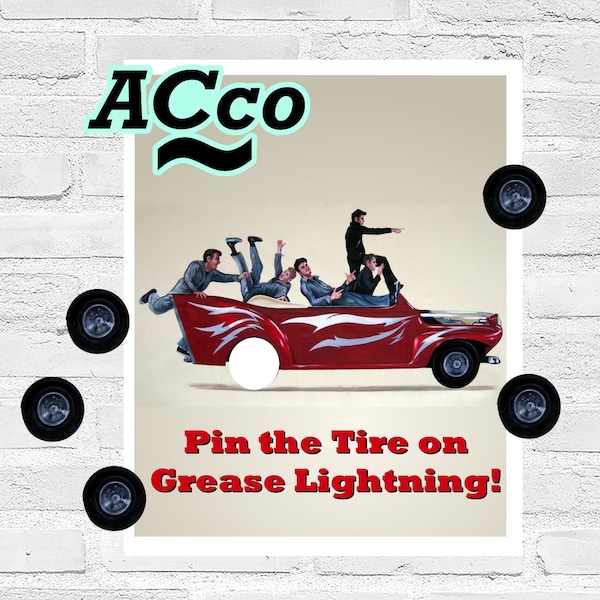 Grease Lightning Png Etsy