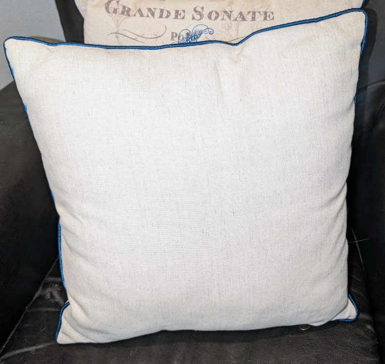 Pier One Imports Pair of Peacock Design Embroidered Zip Pillow Cases